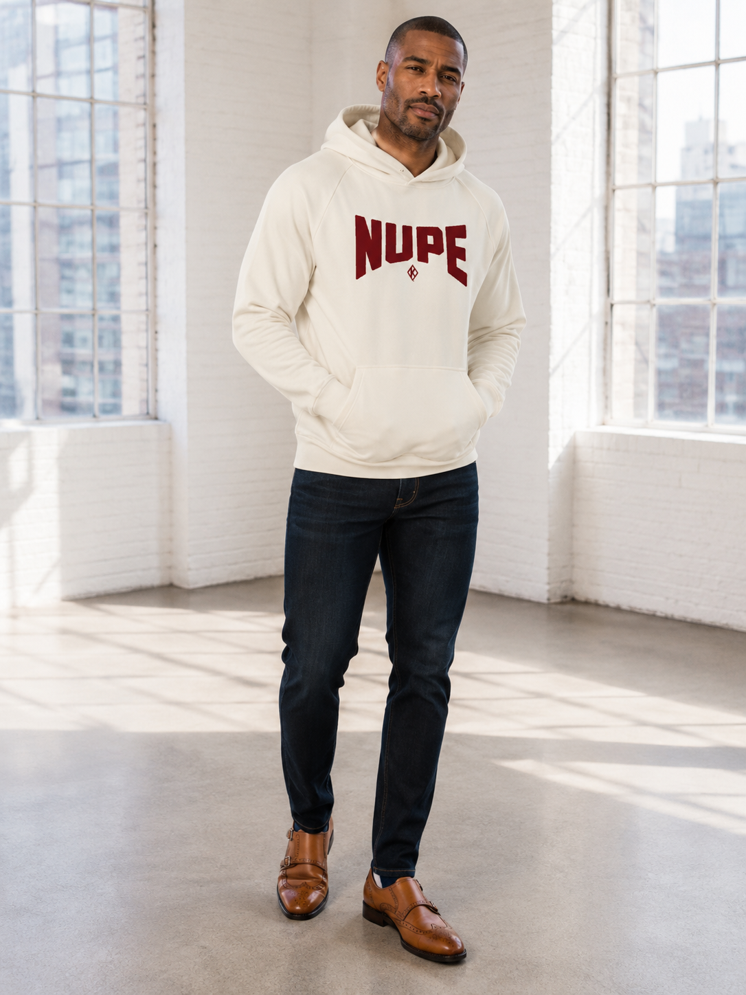 Nupe Heavyweight Embroidered Hoodie