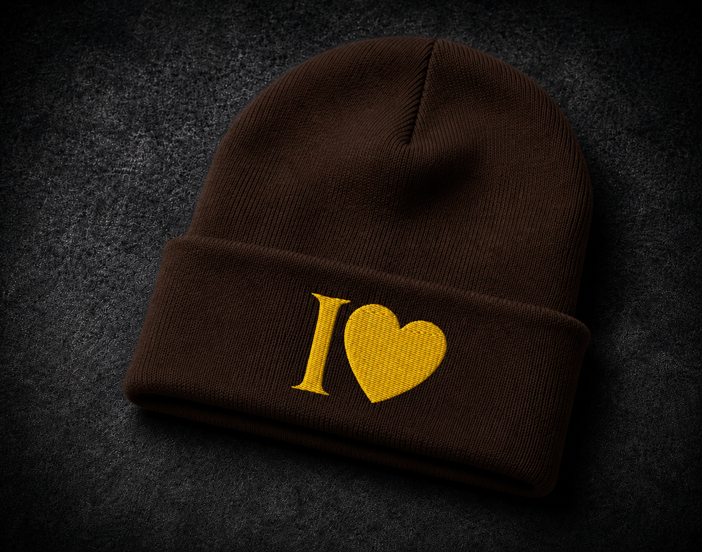 The IOTA Sweethearts Premium Embroidered Cuffed Beanie