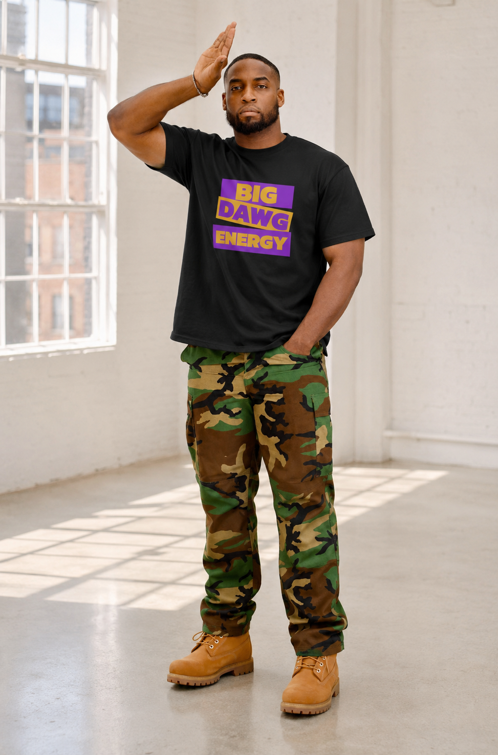 BDE - Big Dawg Energy - The Ultimate Tee for Omega Men