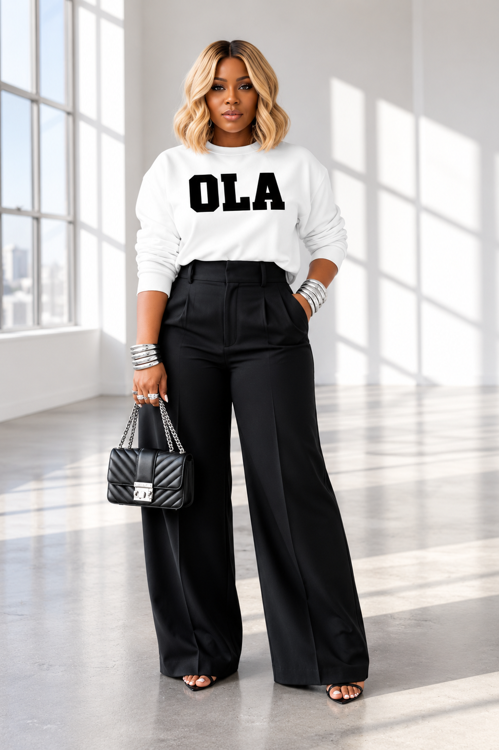 OLA Premium Embroidered Sweatshirt