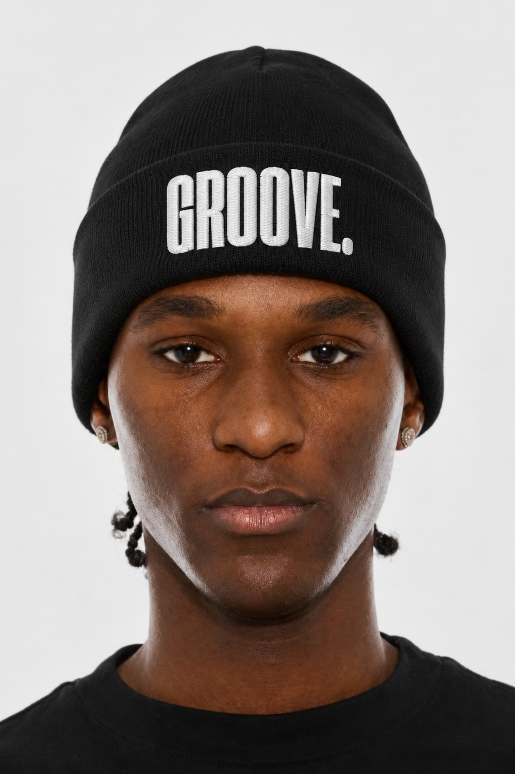 The GROOVE Premium Embroidered Cuffed Beanie
