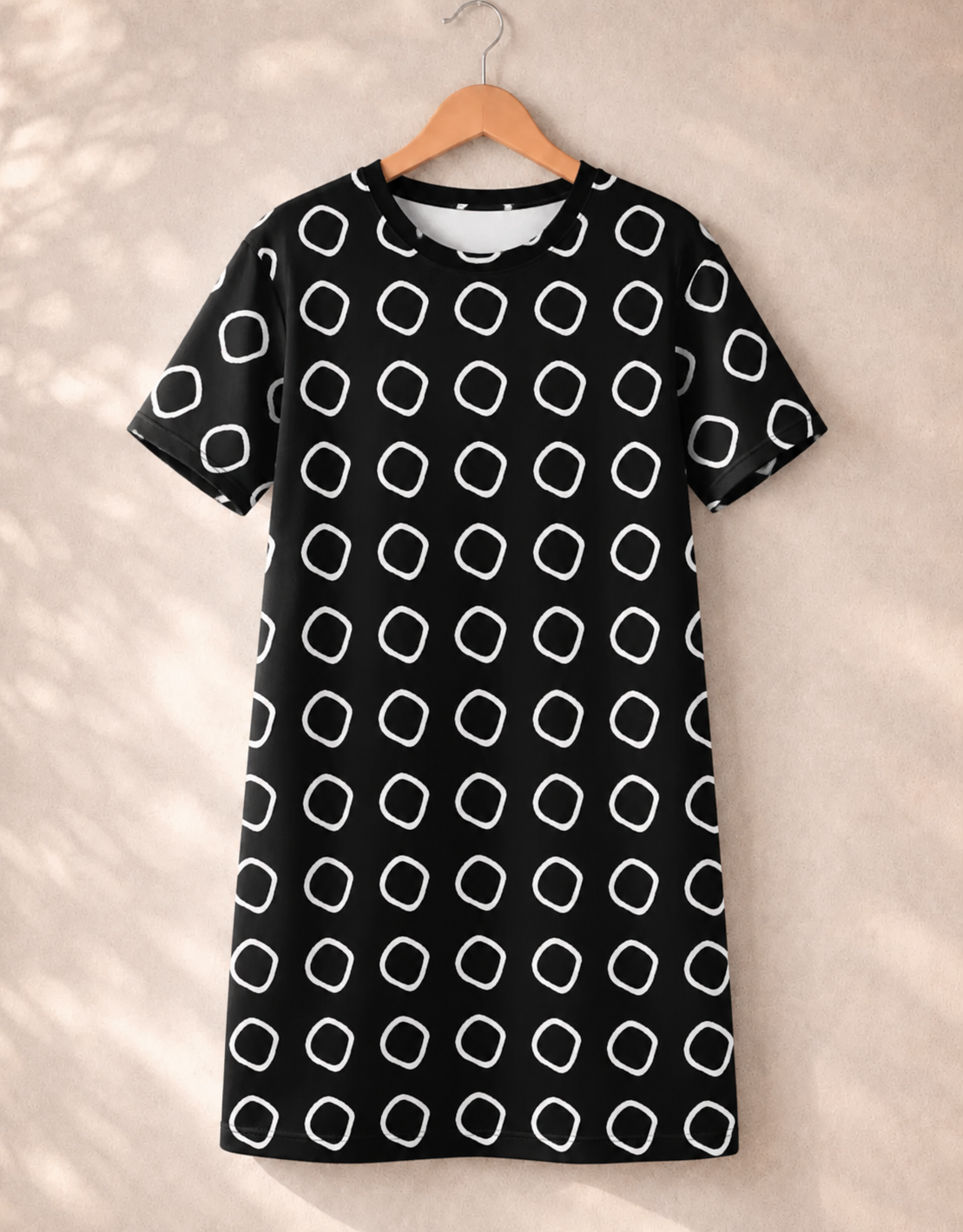 The BLACK & WHITE T-shirt dress