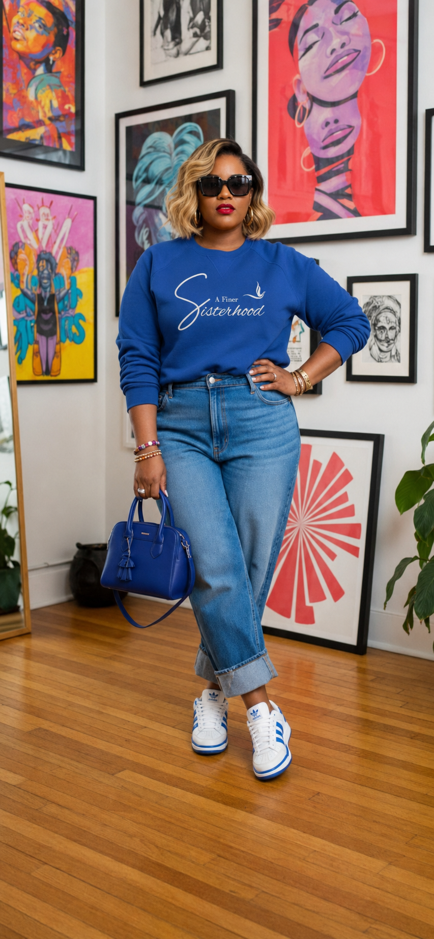 A Finer Sisterhood - Premium Embroidered Crew