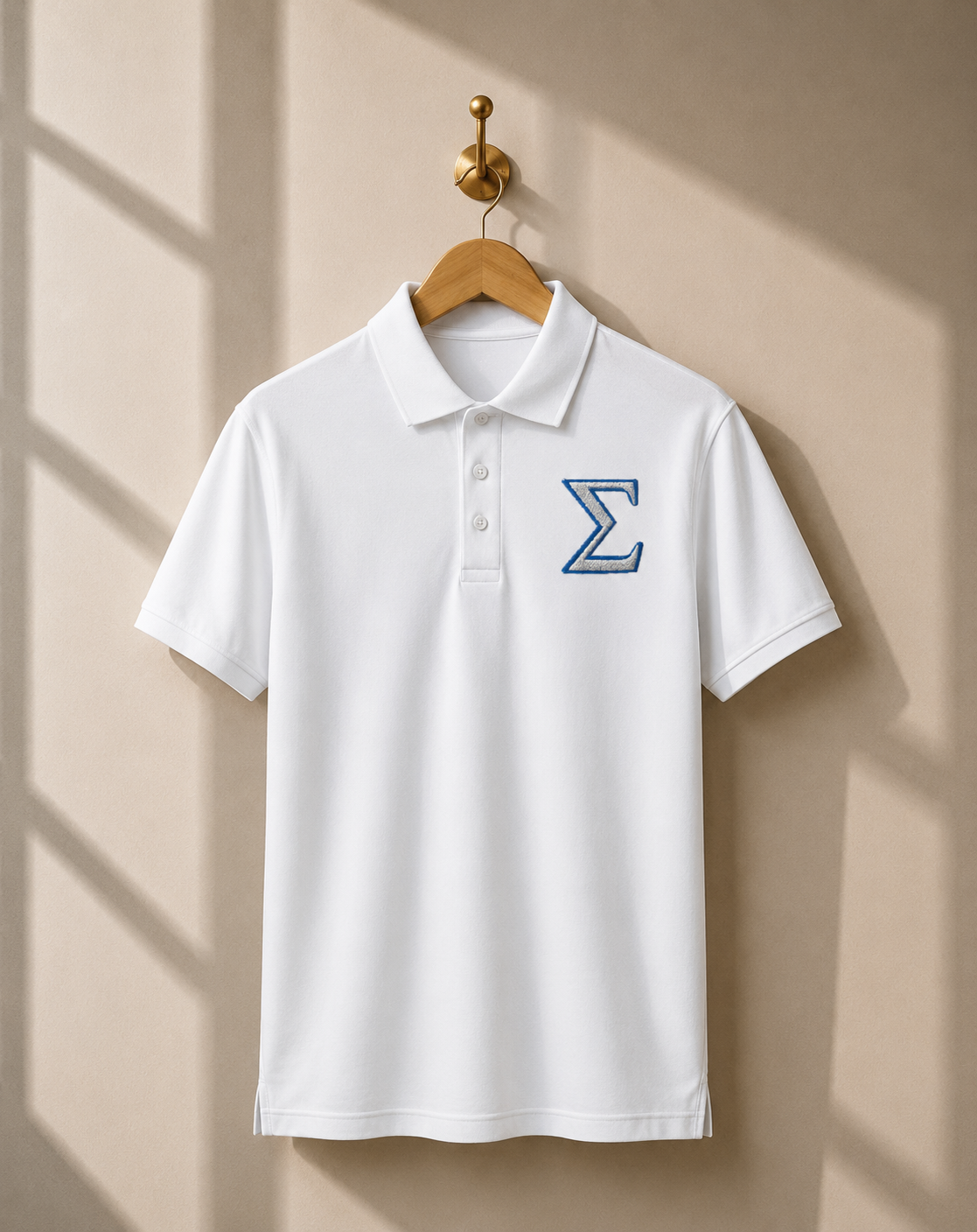 BIG SIGMA Premium pique polo shirt
