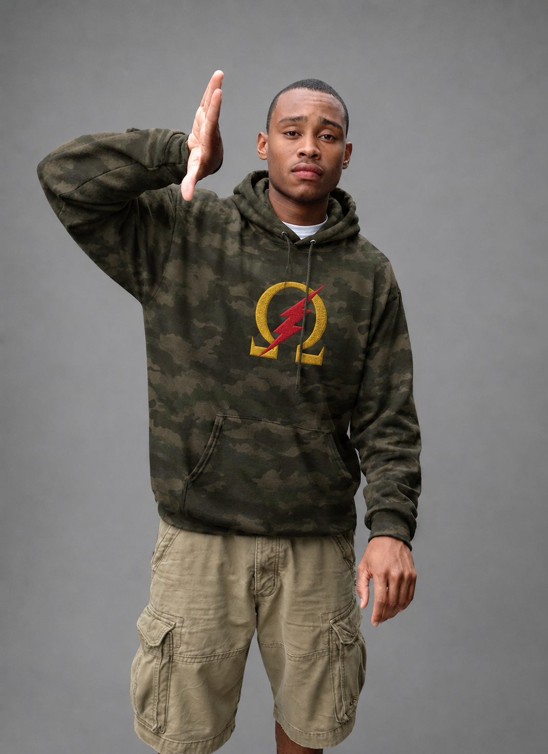 The Blood & THUNDER Heavyweight Embroidered Hooded Sweatshirt