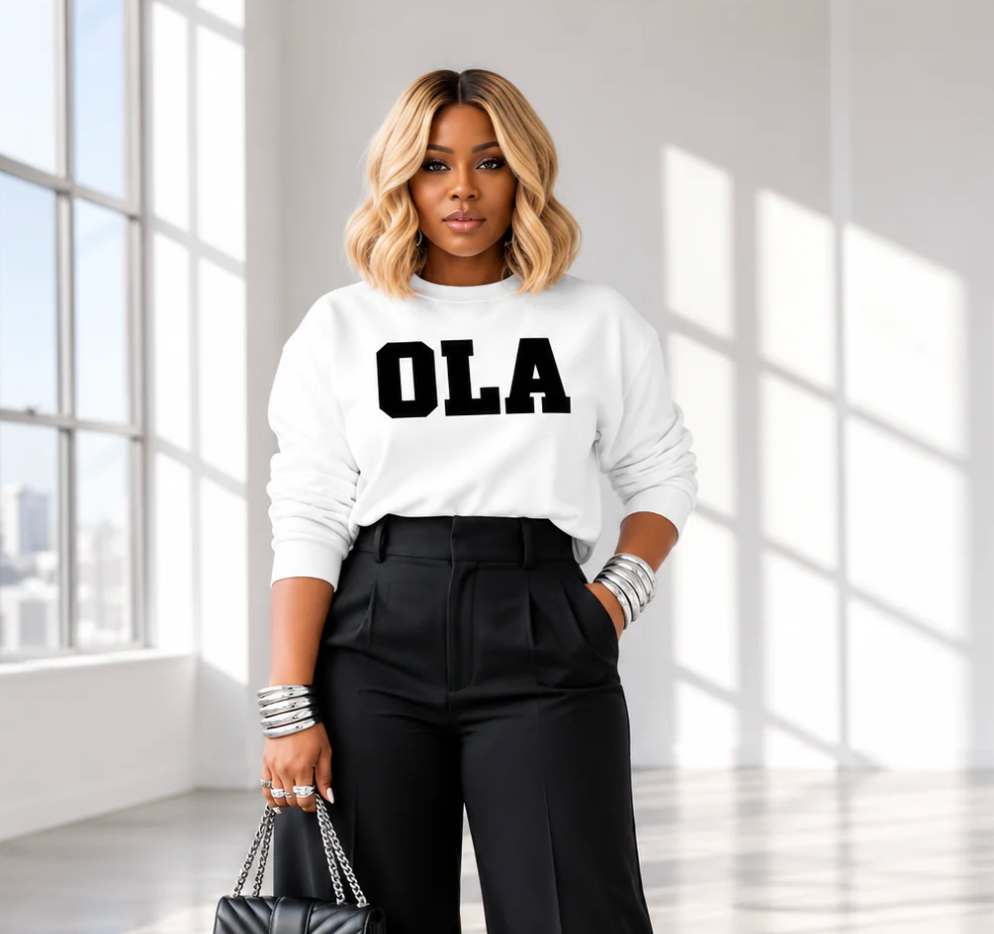 OLA Premium Embroidered Sweatshirt