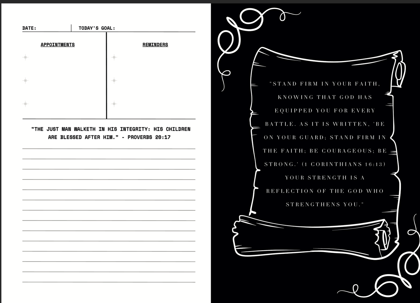 Building Your Faith: A Man's Devotional Toolbox Prayer Journal