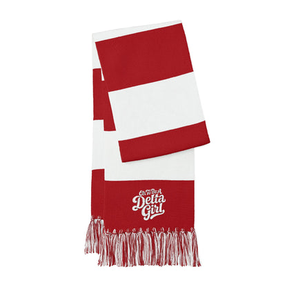 Oh To Be A Delta Girl Embroidered Scarf