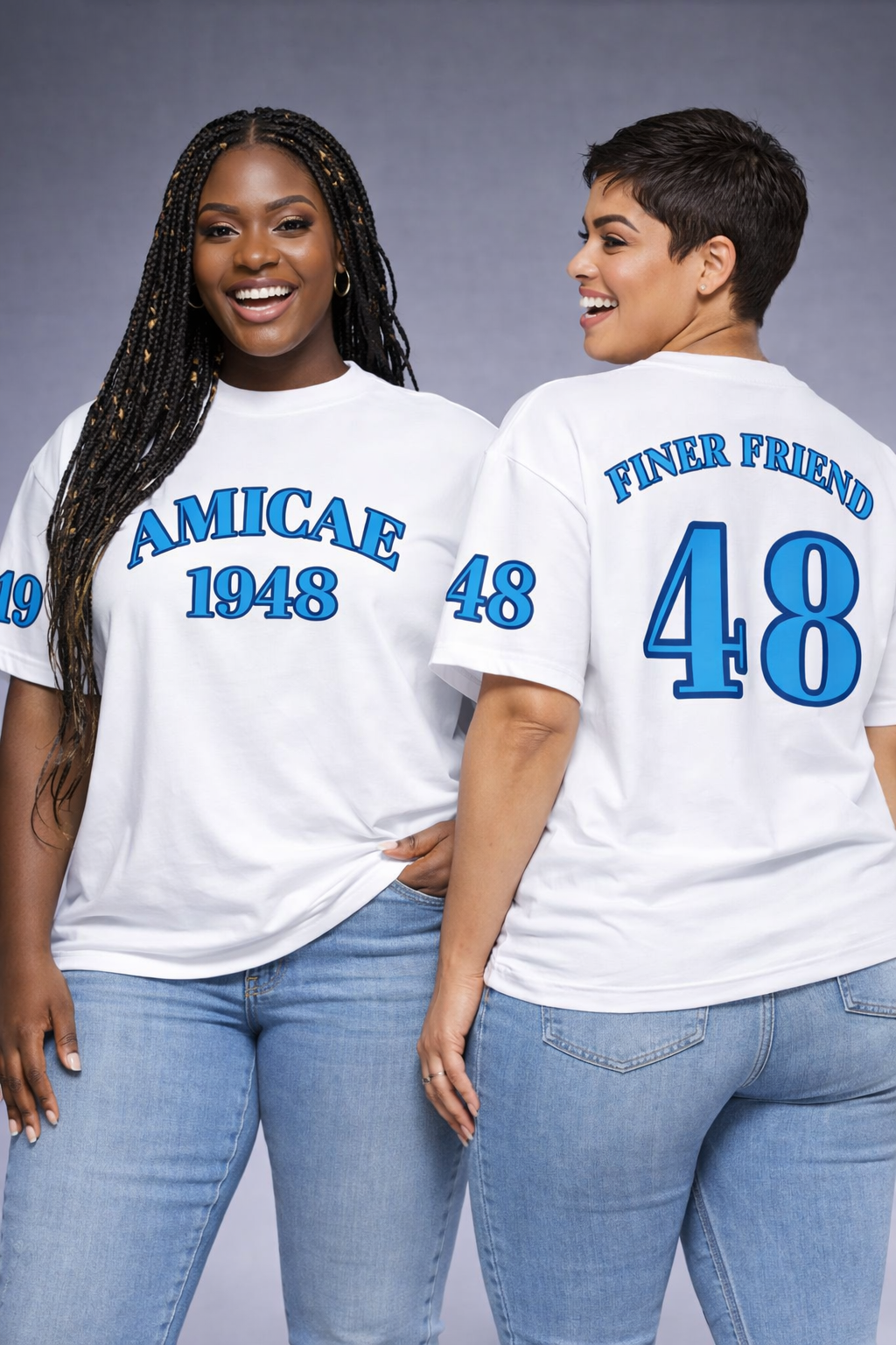 AMICAE 1948 oversized high neck t-shirt