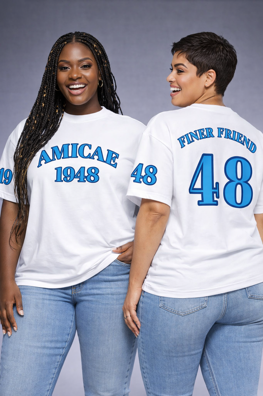 AMICAE 1948 oversized high neck t-shirt