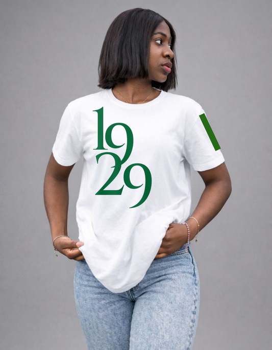 1929  oversized high neck t-shirt