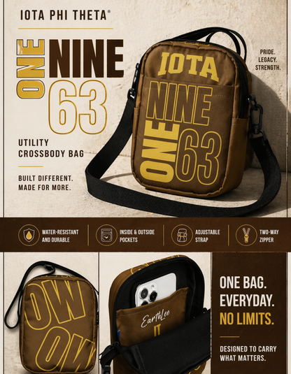 IOTA. ONE NINE 63.Utility crossbody bag
