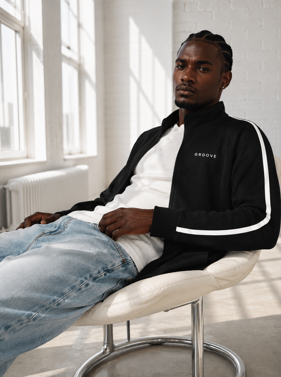 GROOVE Lightweight Track Jacket Zip-Up