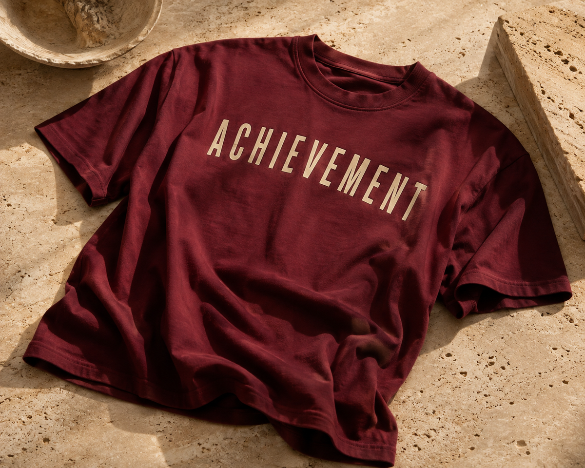 ACHIEVEMENT Heavyweight Oversized Tee