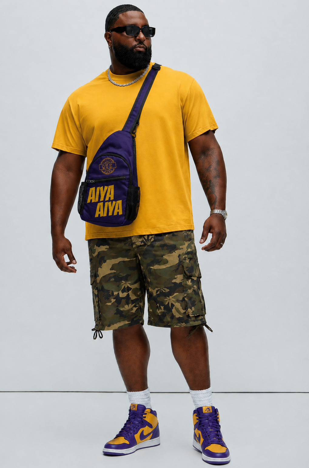 Certified Que Dawg Aiya Aiya  – Crossbody Sling Bag