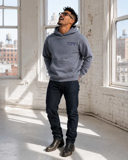 NUMBERS 6 : 24 ~ 26  Heavyweight Hooded Sweatshirt