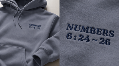 NUMBERS 6 : 24 ~ 26  Heavyweight Hooded Sweatshirt