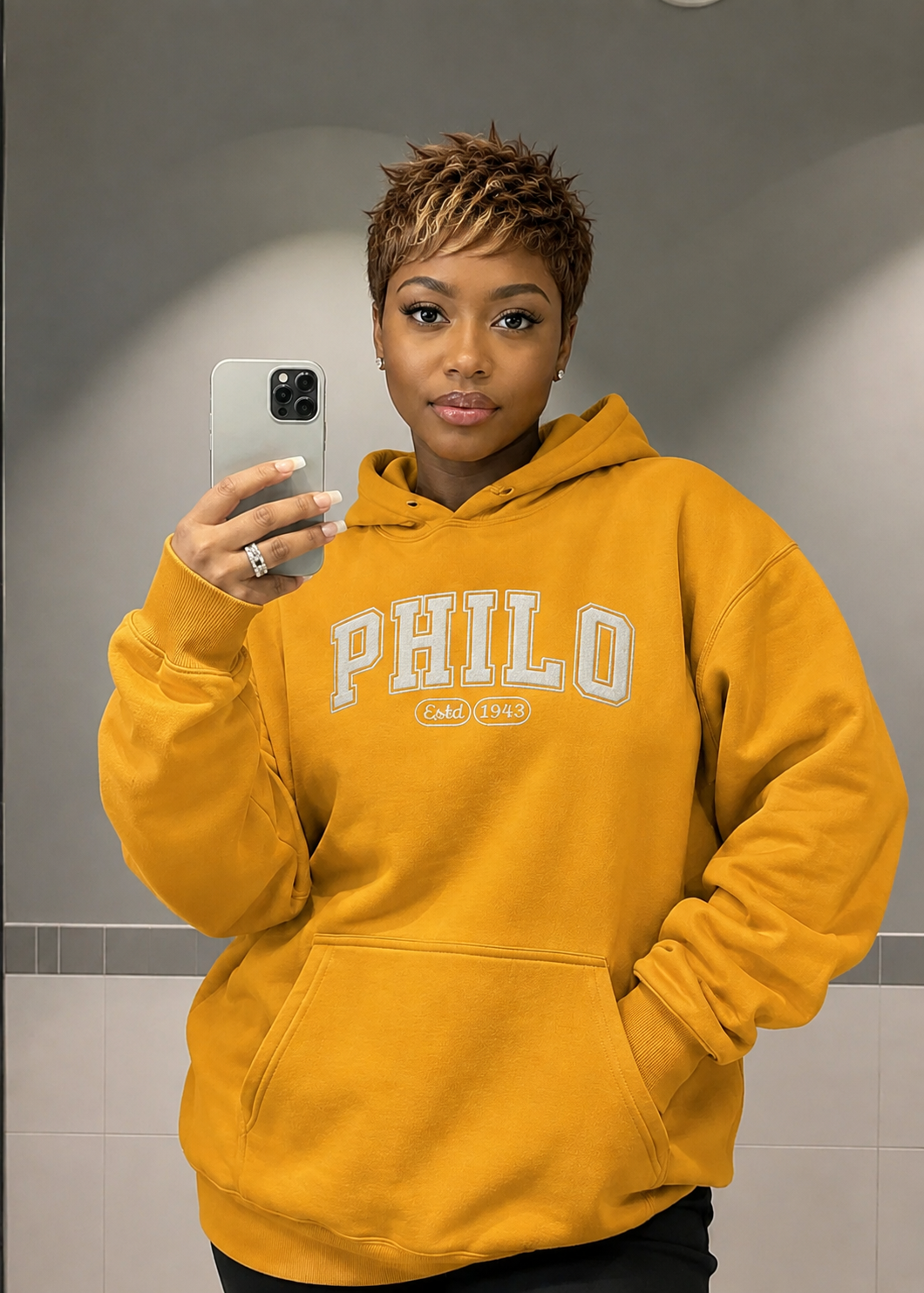 BIG PHILO Embroidered Hoodie