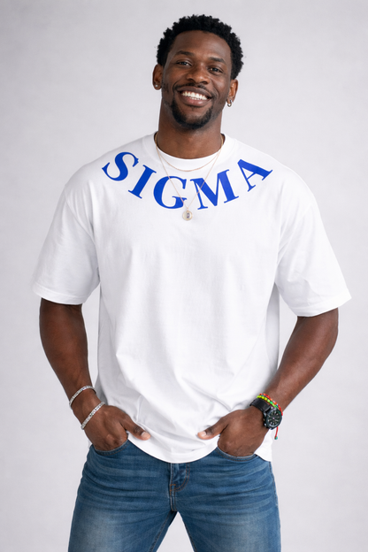 Fashionably SIGMA Premium Oversized Heavyweight Tee