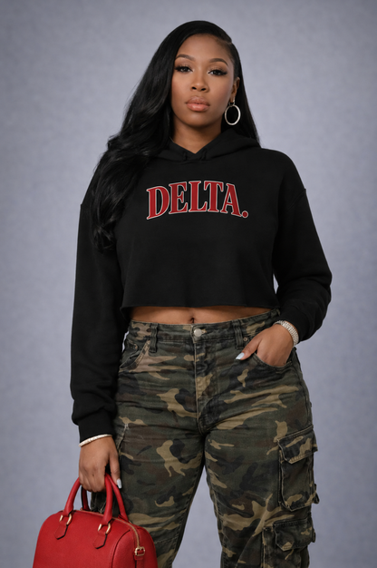 DELTA..Crop Hoodie - DIVA'S EDITION