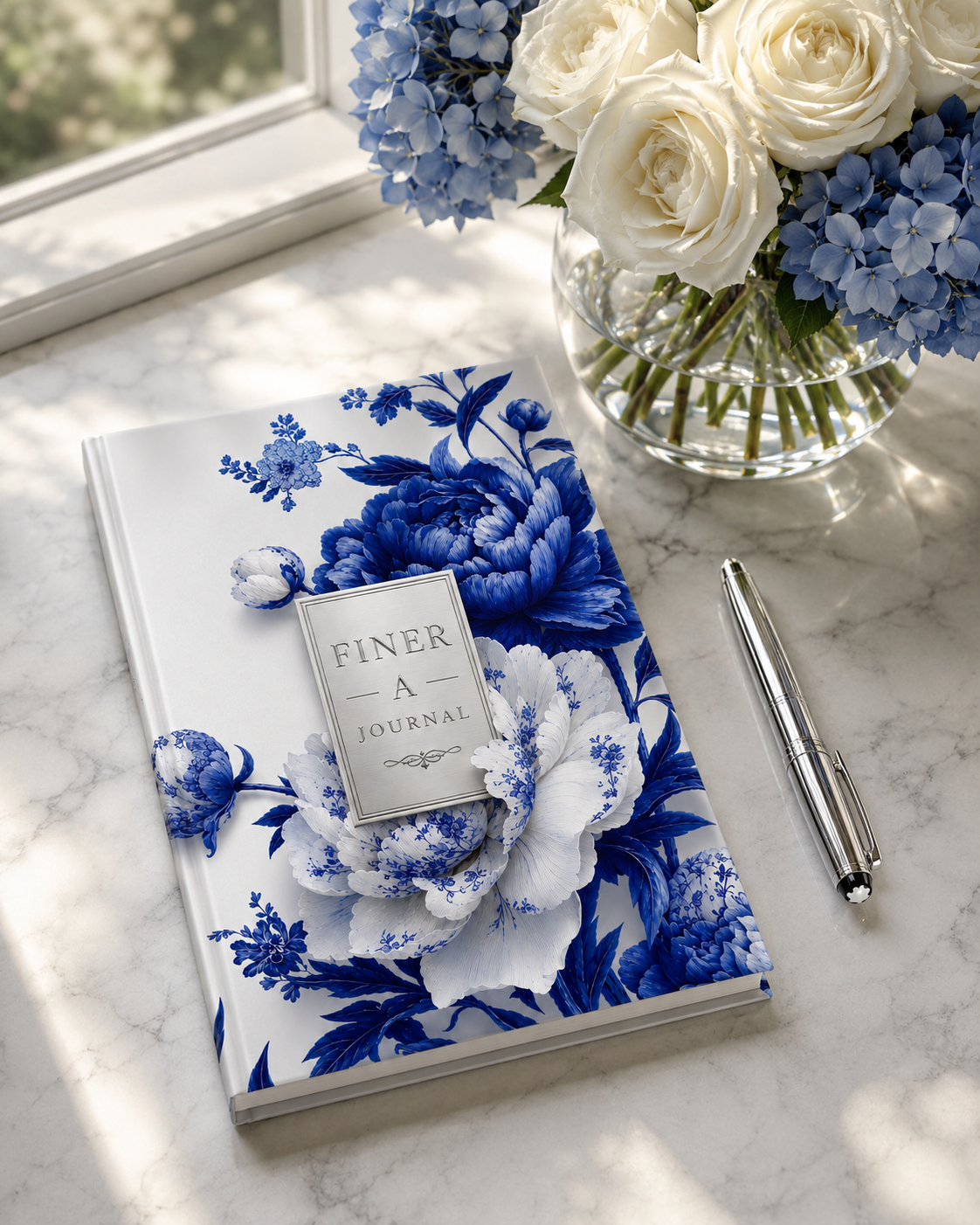 FINER! WHITE KITTY: A Daily Journal for the Ladies who wear Royal Blue & Pure White