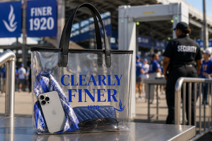CLEARLY FINER 1920 Clear tote bag