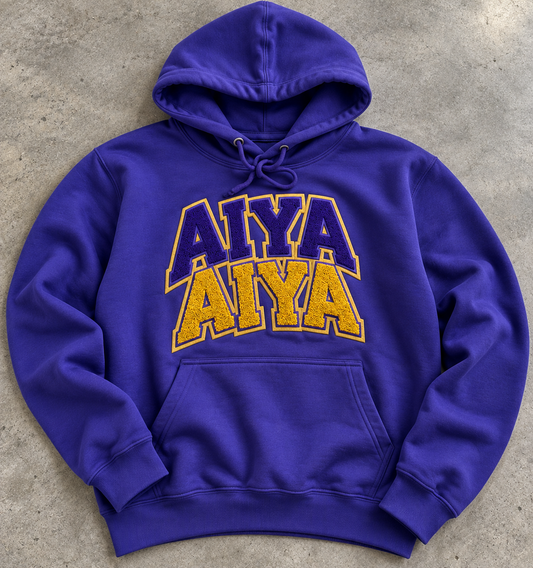 AIYA AIYA™ — Limited Edition Chenille Patch Hoodie