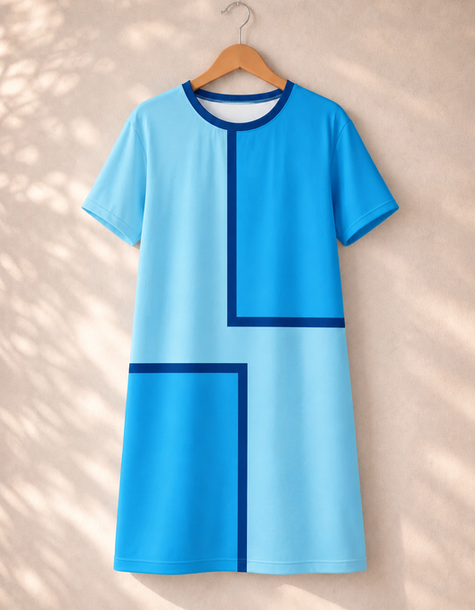 FINER FRIEND T-shirt dress
