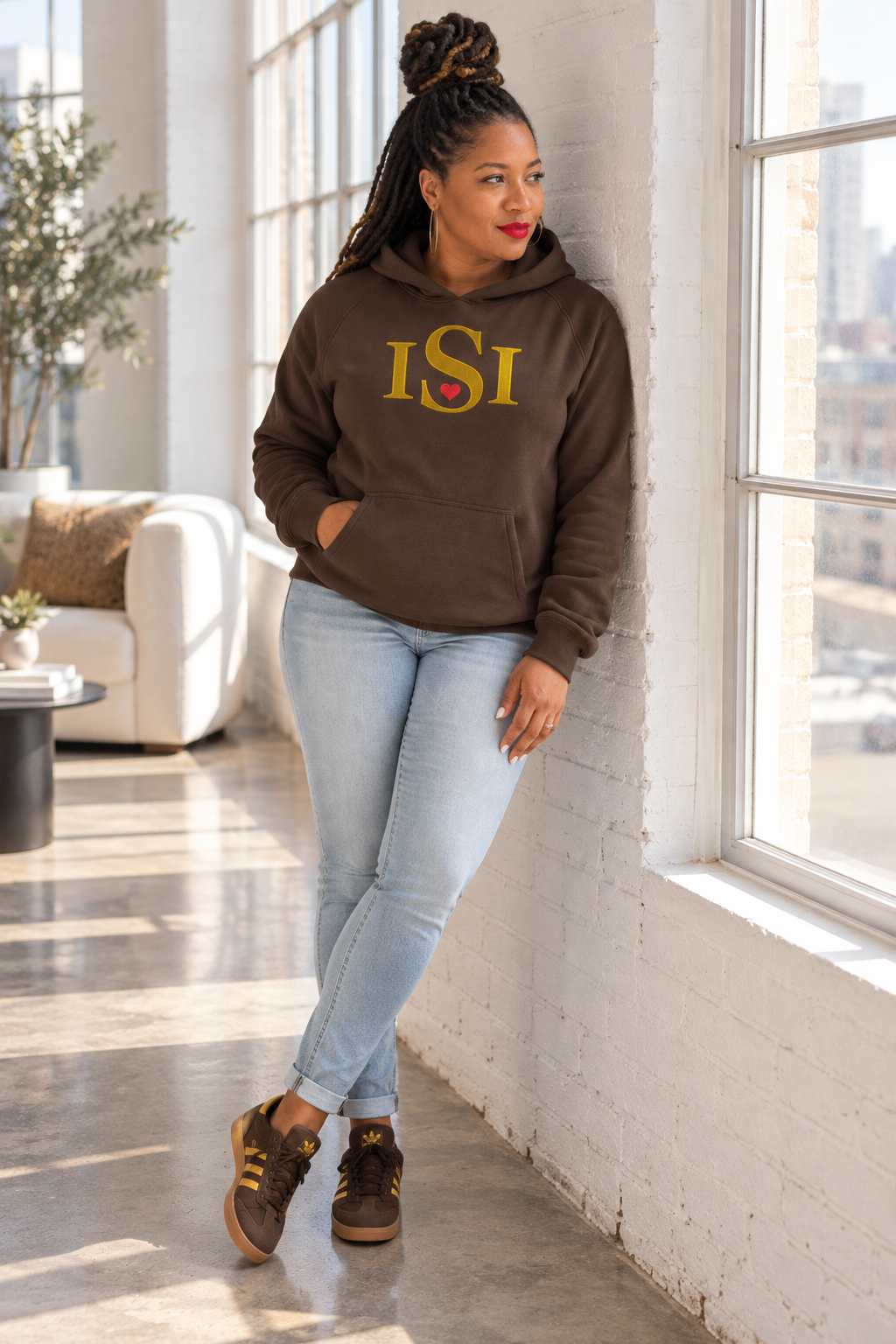 ISI Ow Sweet Super Heavyweight Embroidered Hoodie