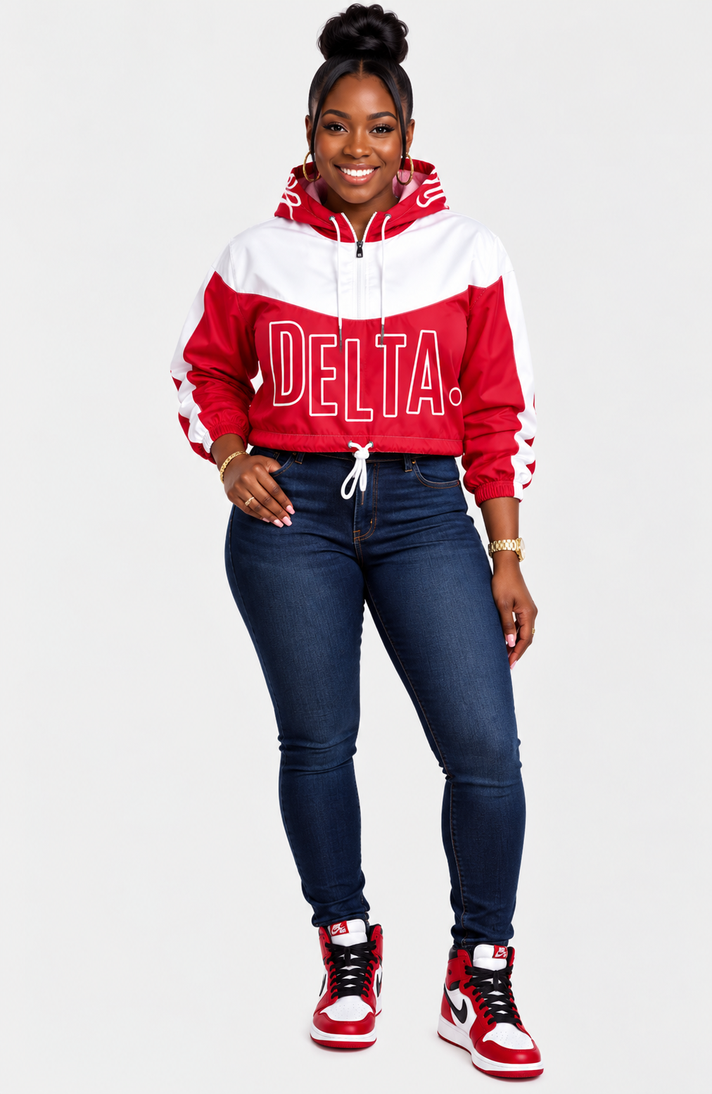 The FORTITUDE cropped windbreaker