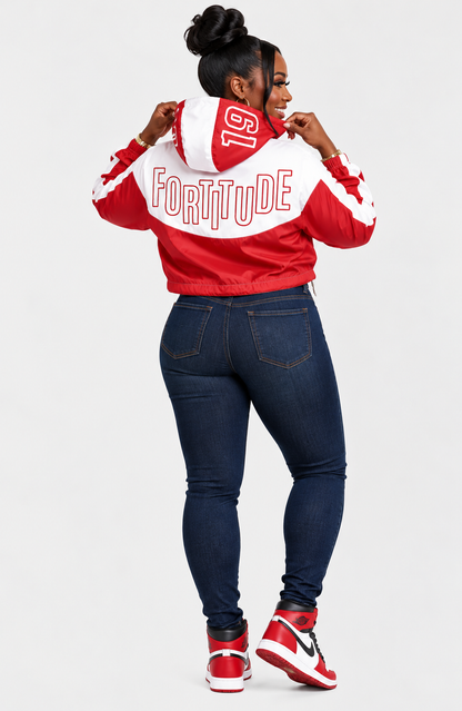 The FORTITUDE cropped windbreaker