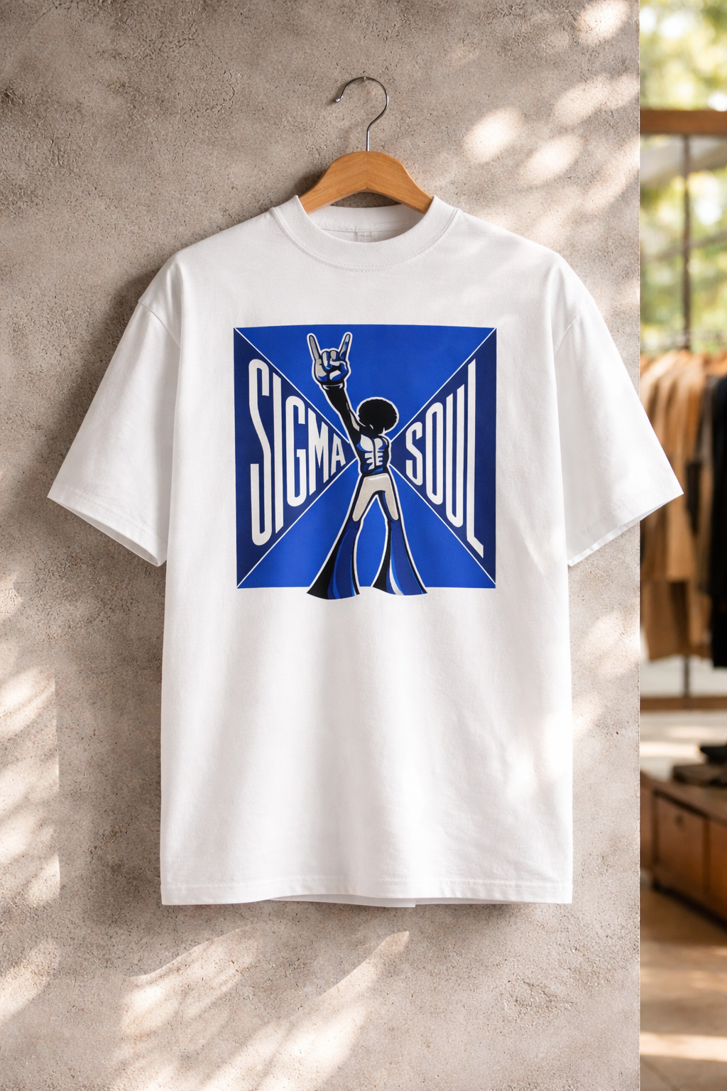 SIGMA SOUL oversized high neck t-shirt