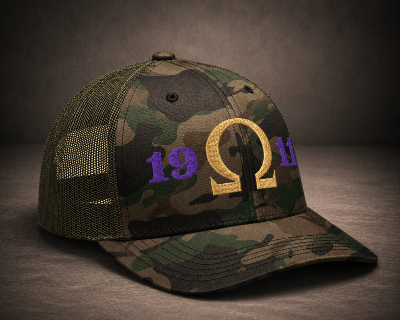 The Other 1911 Camouflage trucker hat