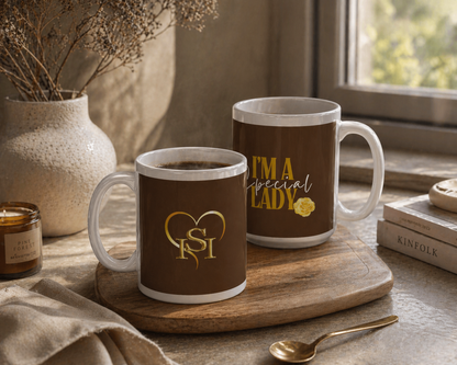 I'm A Special Lady White glossy mug