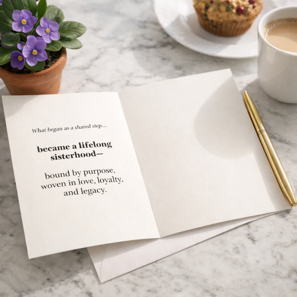 BEST Line Sister EVER Pack of 10 Greeting Cards