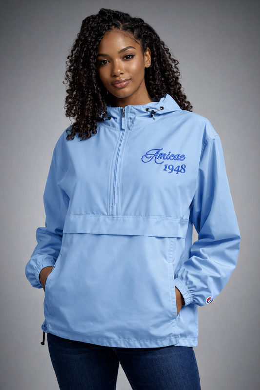 Amicae 1948 Embroidered Champion Packable Jacket
