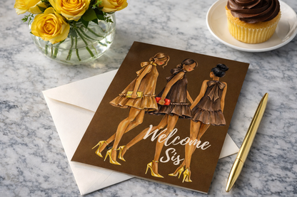 Iota Sweethearts New Member Welcome Cards — 10 Pack