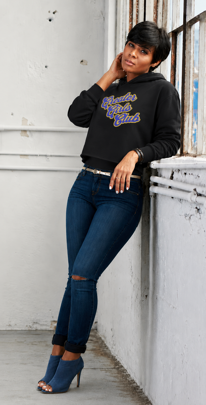 Greater Girls Club Crop Hoodie