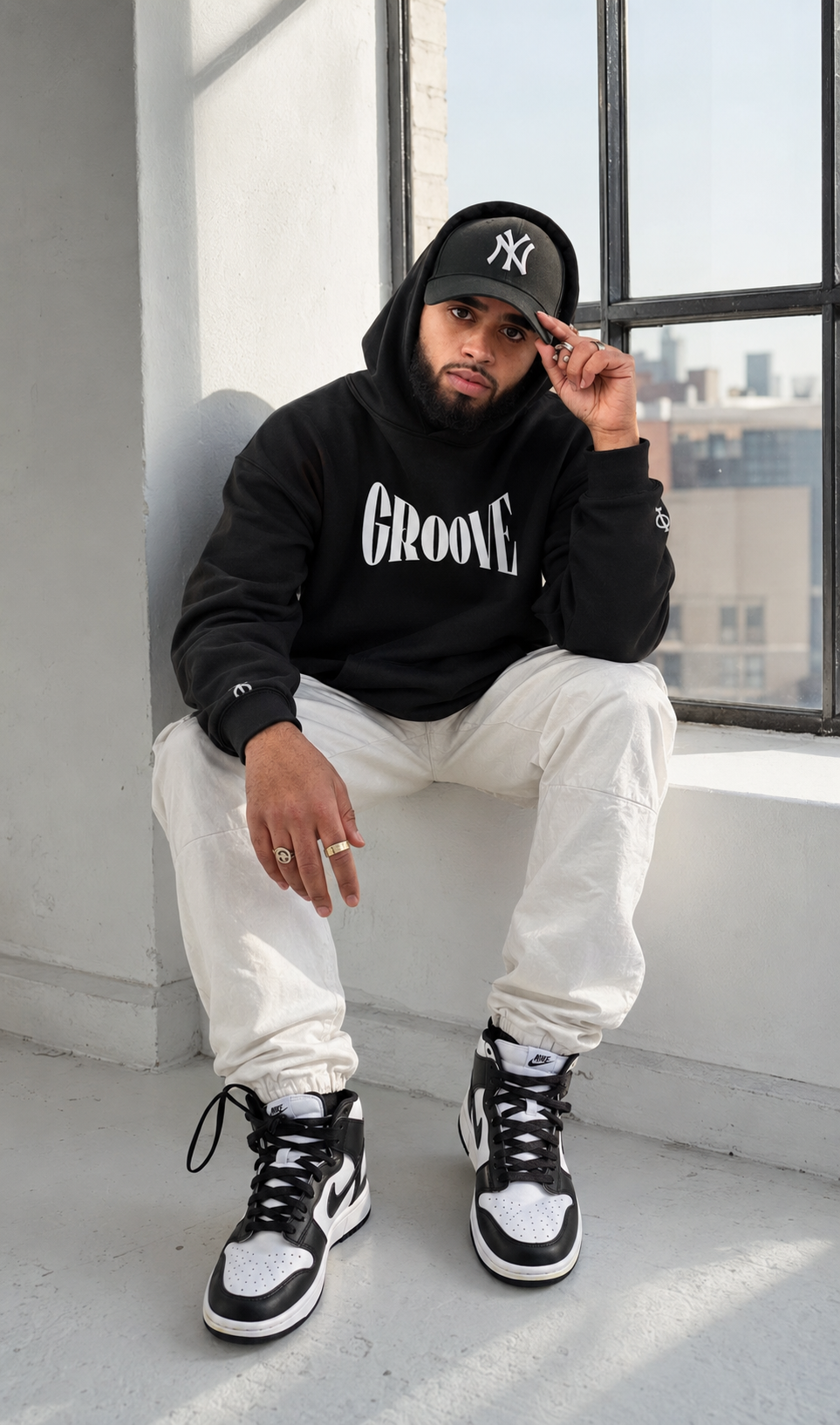 GROOVE 62 Super Heavyweight Embroidered Hoodie