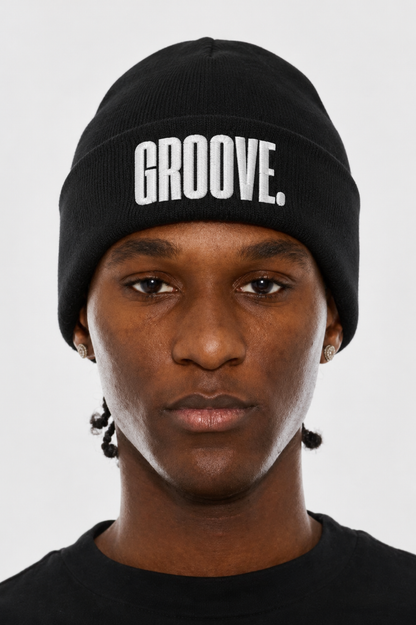The GROOVE Premium Embroidered Cuffed Beanie