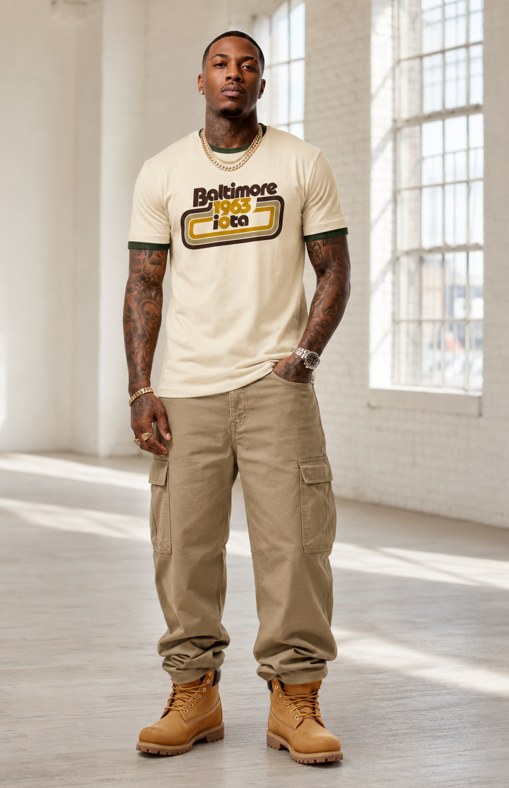 Baltimore 1963 Retro ringer Tee
