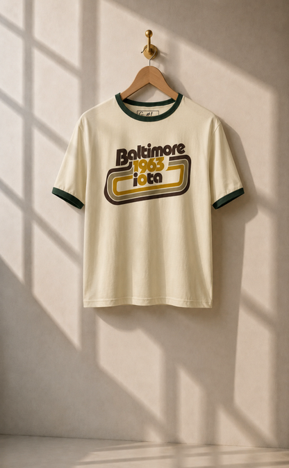 Baltimore 1963 Retro ringer Tee