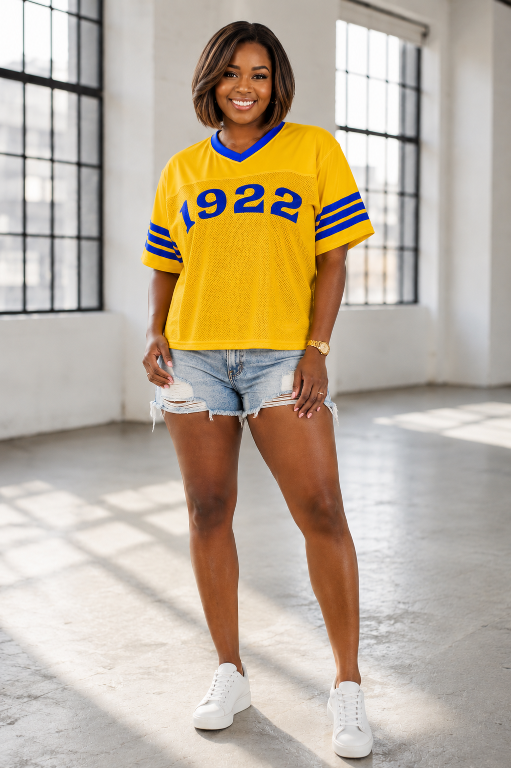 The Pretty Poodle 1922 Boxy football jersey