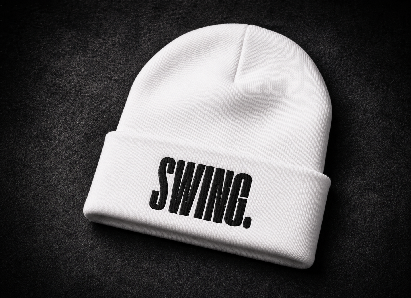 The SWING Premium Embroidered Cuffed Beanie
