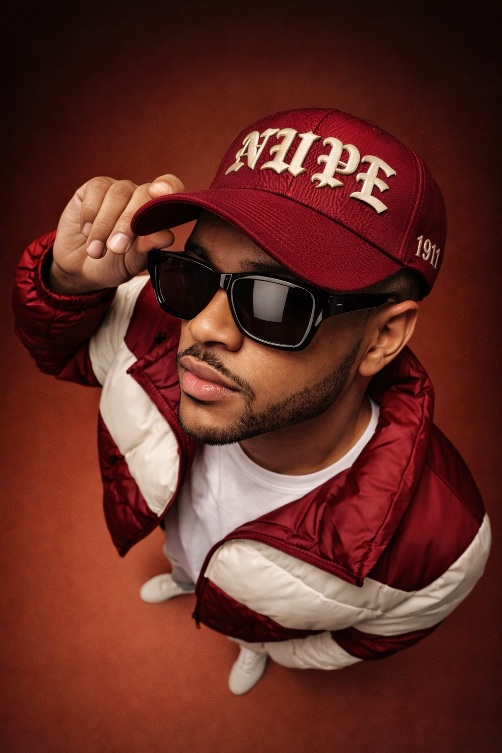 NUPE Old English Embroidered Trucker