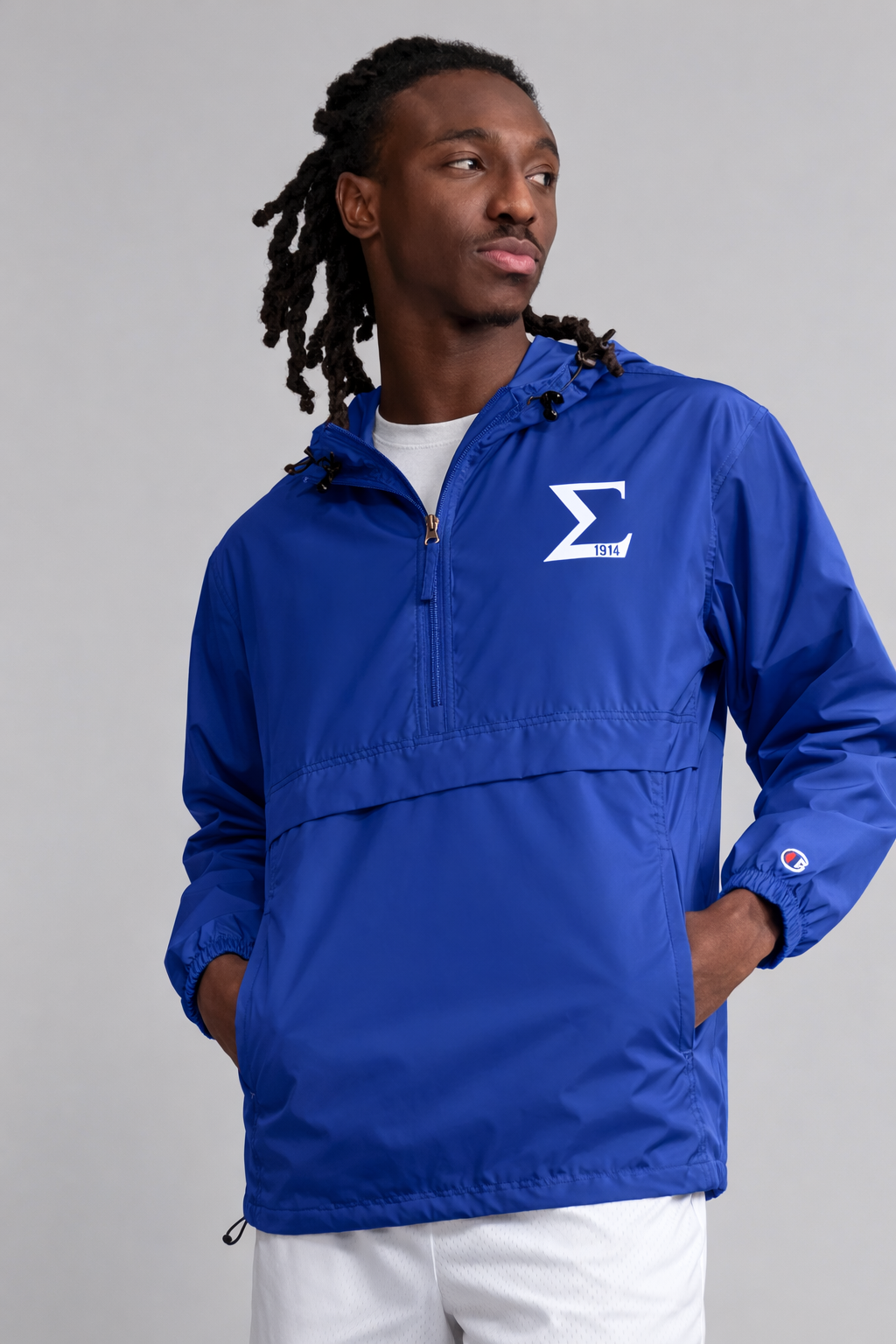 The 1914 Embroidered Champion Packable Jacket
