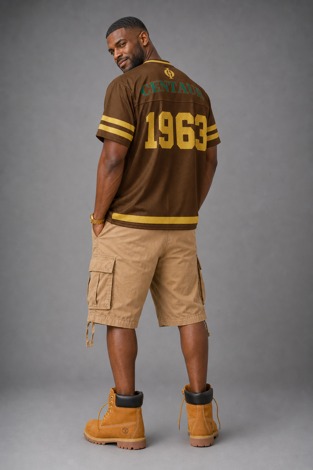CENTAUR 63 Boxy football jersey