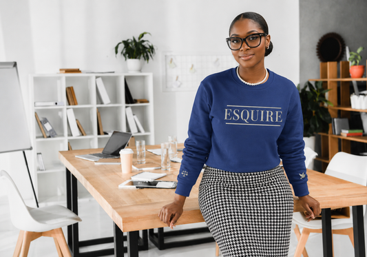 ESQUIRE — The Magister Crew (DOVE Edition) Premium Embroidered Crew