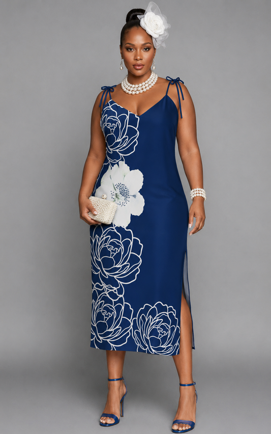 The FINER Bloom Midi Dress