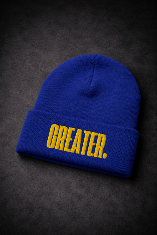 The GREATER Premium Embroidered Beanie